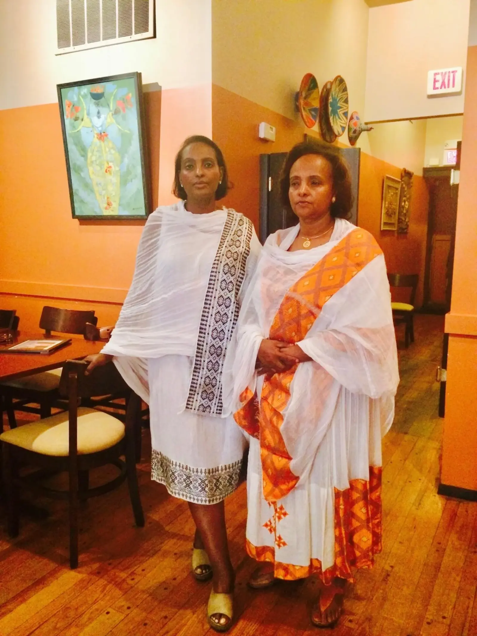 Berekti and Akberet "Aki" Mengistu, founders of Mesob Ethiopian Restaurant