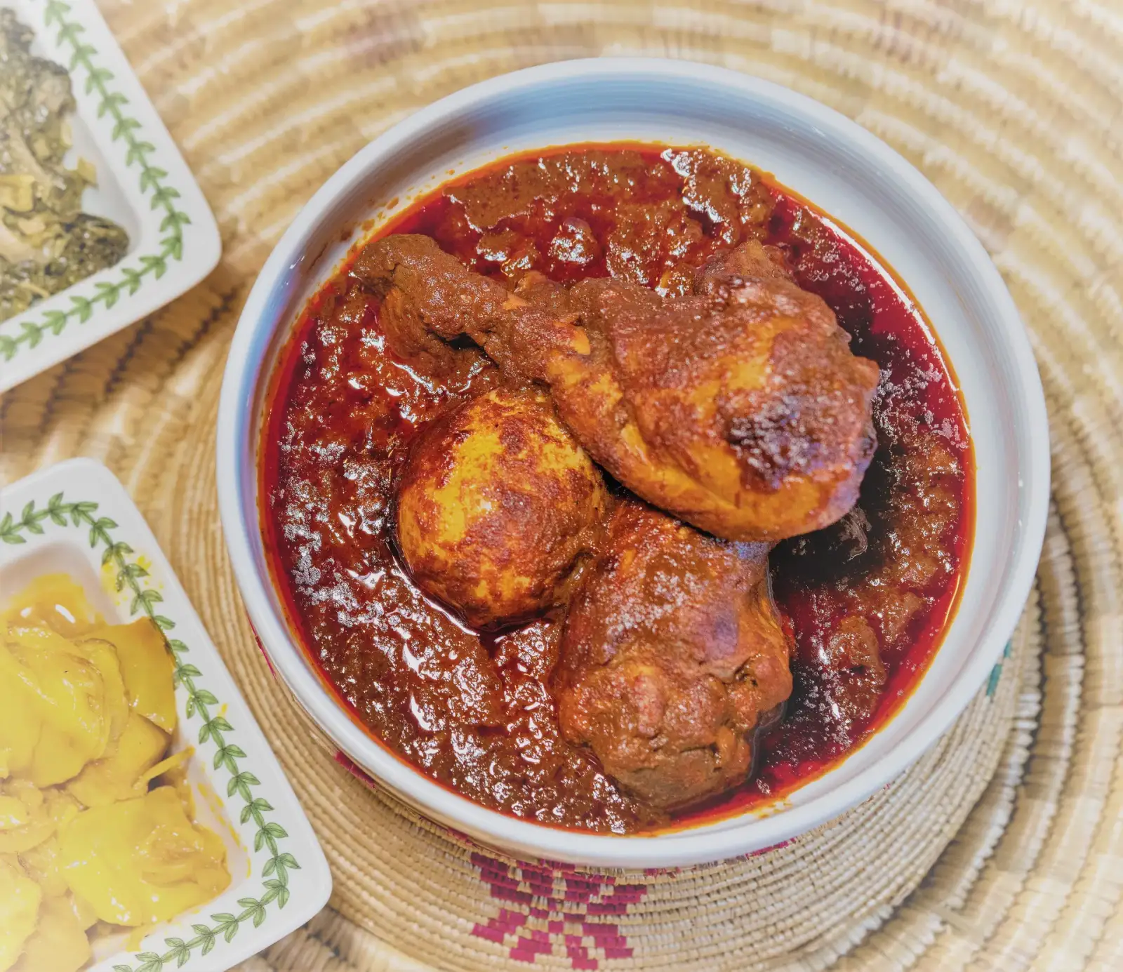 Doro Kay Ethiopian dish at Mesob