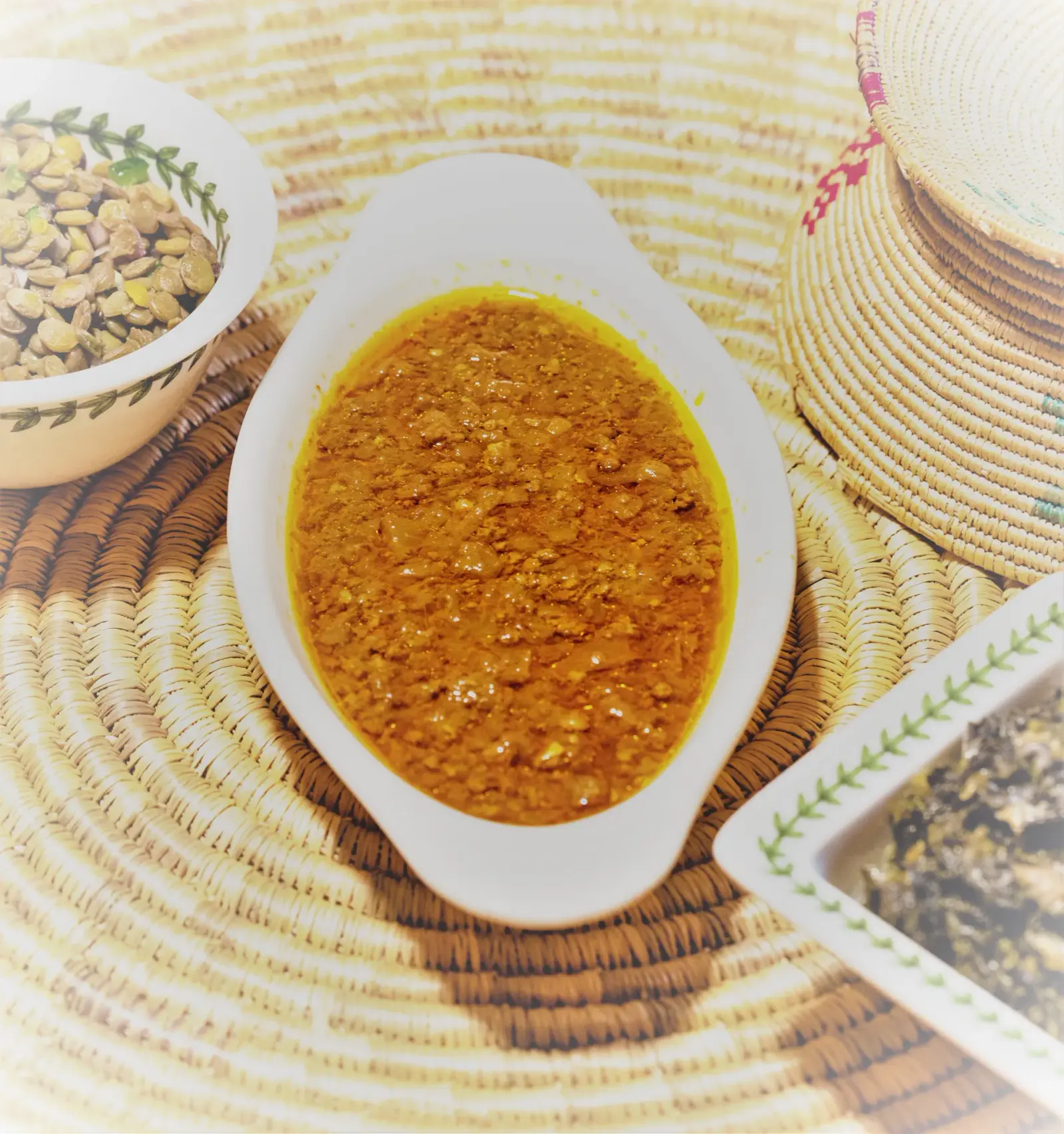 Minchet Aletcha Ethiopian dish at Mesob