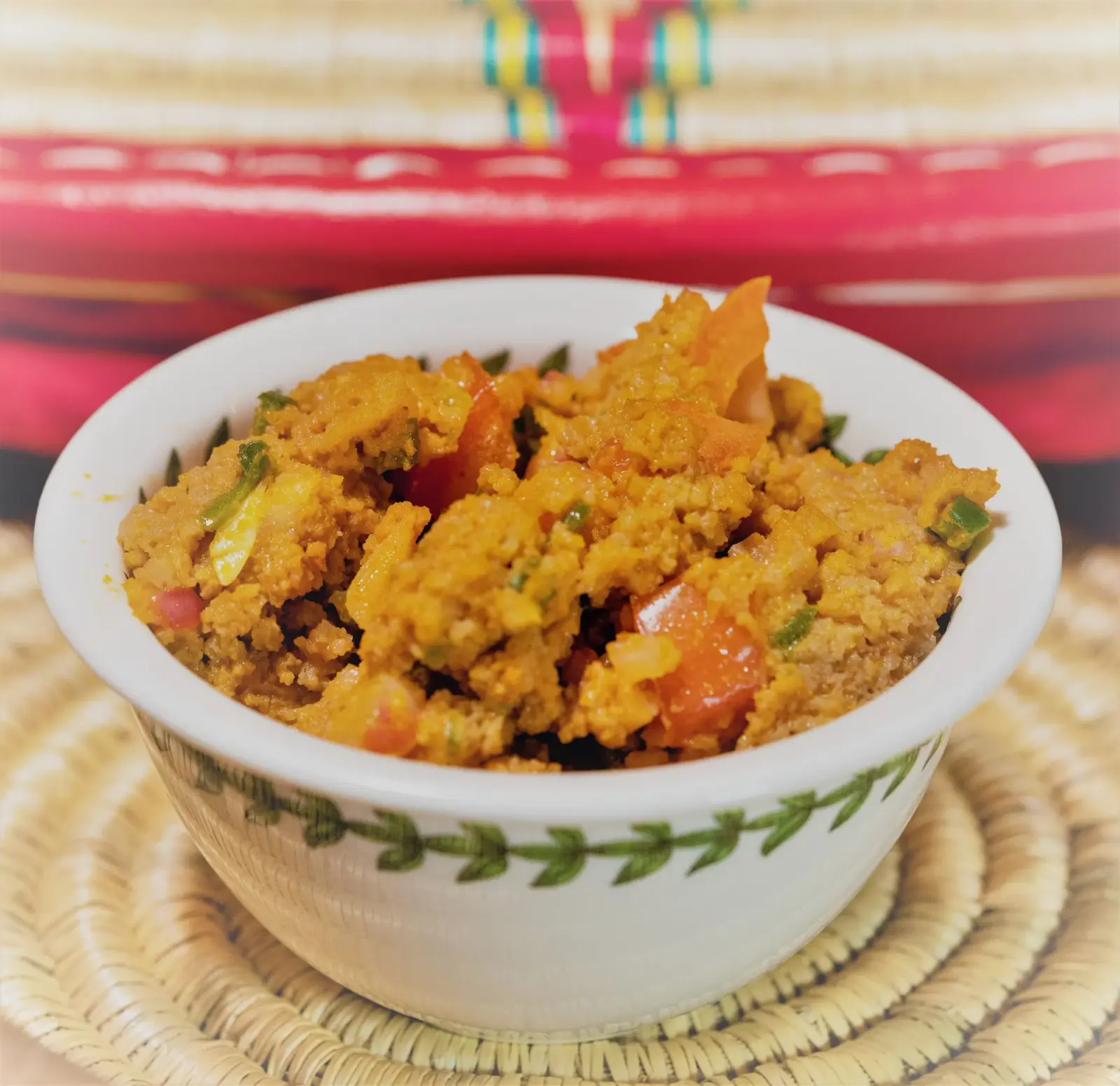 Timatim Fitfit Ethiopian dish at Mesob